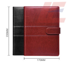 High Grade Edle Design PU Notebook mit Magnetverschluss und Spiral Inside